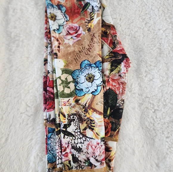 🐦‍🔥🪸🌹🦋🐞Rare, discontinued Niyama Sol barefoot leggings size S - Picture 3 of 16